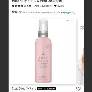 Drybar prep rally prime and detangler